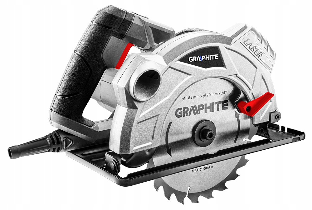 Pilarka tarczowa 1500W, 185x20 mm 58G492 GRAPHITE