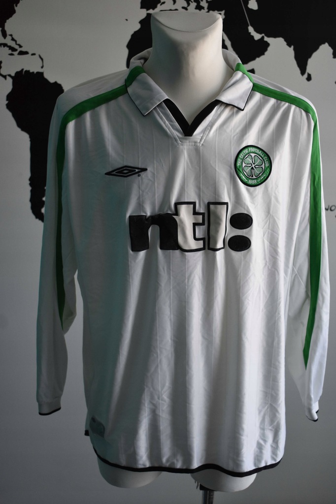 Celtic 2001 - 2002 umbro długi rękaw koszulka