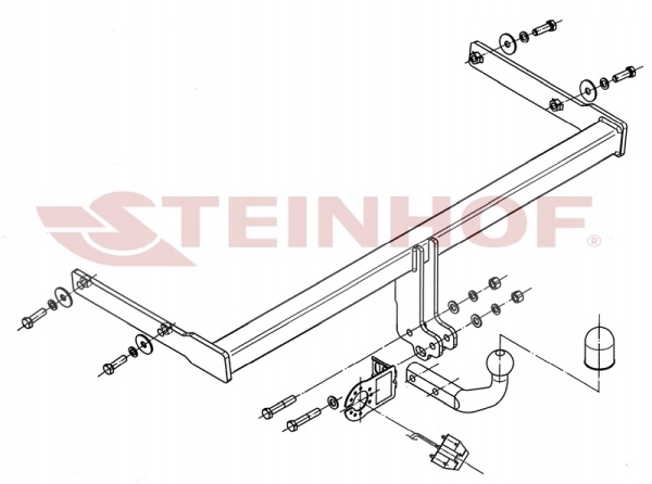 STEINHOF HAK HOLOWNICZY SKODA YETI (5D) 08/2009-