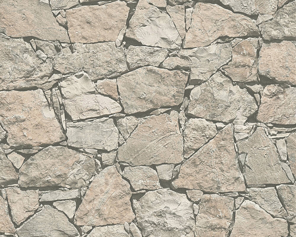 TAPETA NATURALNY KAMIEŃ PIASKOWIEC FLIZELINA 3D