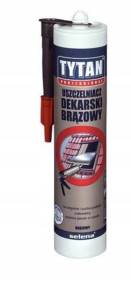 USZCZELNIACZ DEKARSKI TYTAN 310ML CZARNY