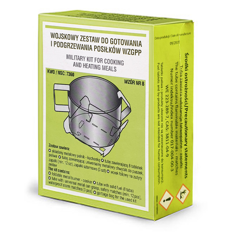 ZESTAW do GOTOWANIA i PODGRZEWANIA SURVIVAL