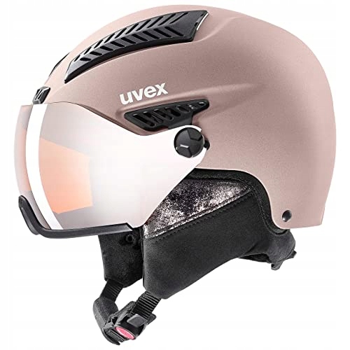 KASK NARCIARSKI UVEX HLMT 600 VISOR RÓŻOWY 55-57CM