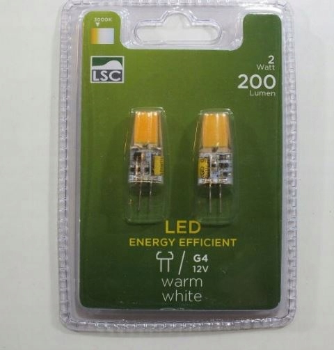 Lampe LED LSC G4 - 12V - Set de 2 - 2 Watt