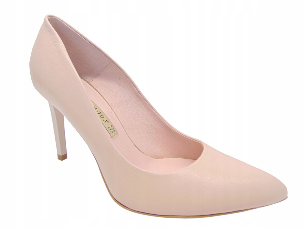 Szpilki Bravo Moda 1373 rose skóra r.40