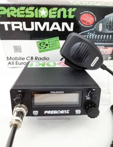 Купить CB RADIO PRESIDENT TRUMAN ASC 12V + БЕСПЛАТНАЯ ВИЛКА: отзывы, фото, характеристики в интерне-магазине Aredi.ru