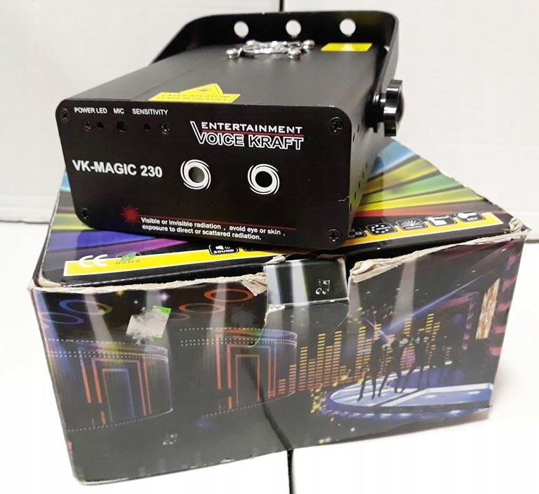 LASER SCENICZNY VOICE KRAFT VK-MAGIC 230 KOMPLET