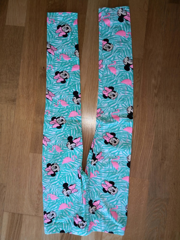 Myszka Minnie legginsy 134 bawełna