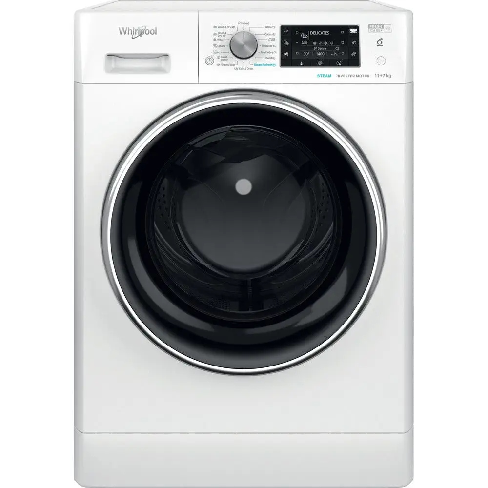 2 x Pralko-suszarka WHIRLPOOL FFWDD 1176258 BCV EE