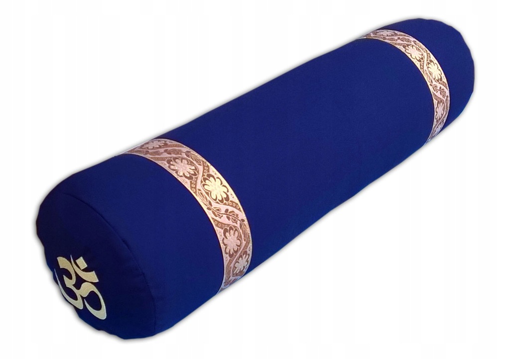 BOLSTER , WAŁEK do jogi, zdobiony,OM gryka Gran 11018036216