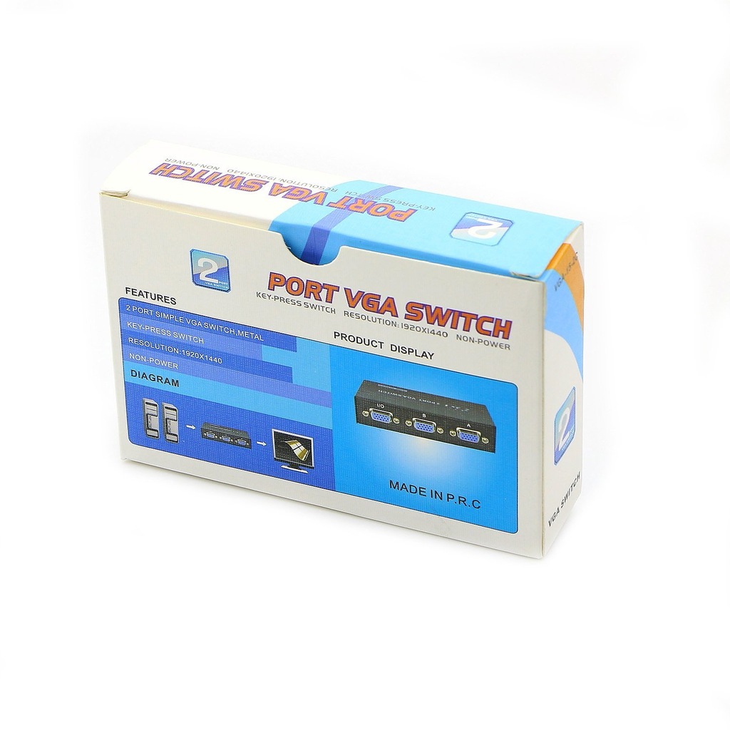Купить Переключатель Переключатель VGA 2 x 1 монитор FullHD Wwa: отзывы, фото, характеристики в интерне-магазине Aredi.ru