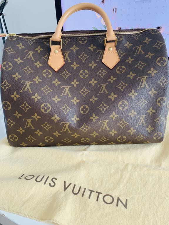 Louis Vuitton Speedy 35 ORYGINALNA torba torebka - 7608337844