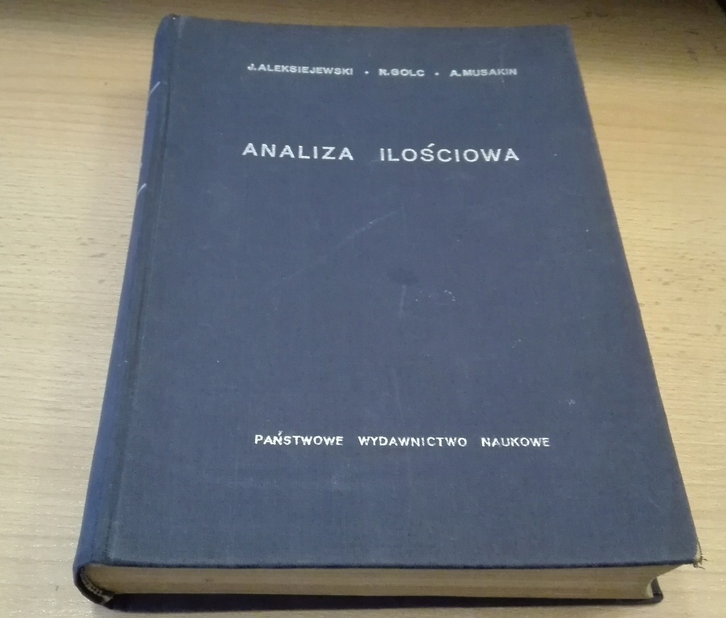 Analiza ilościowa Aleksiejewski Golc Musakin