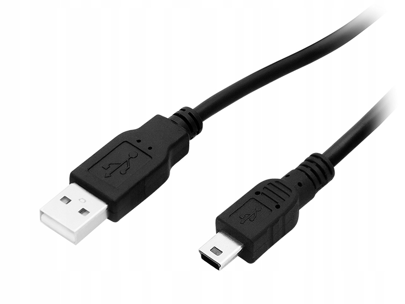 Przyłącze komputerowe USB A-mini USB 1m