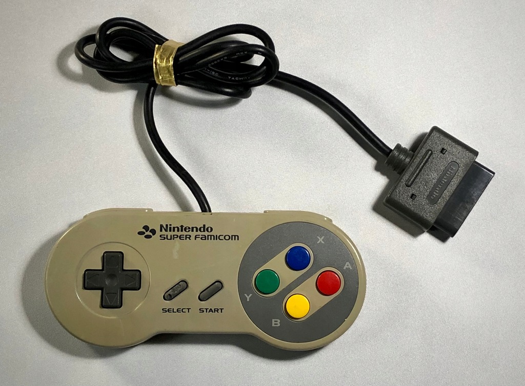 Oryginalny kontroler Super Famicom Super Nintendo