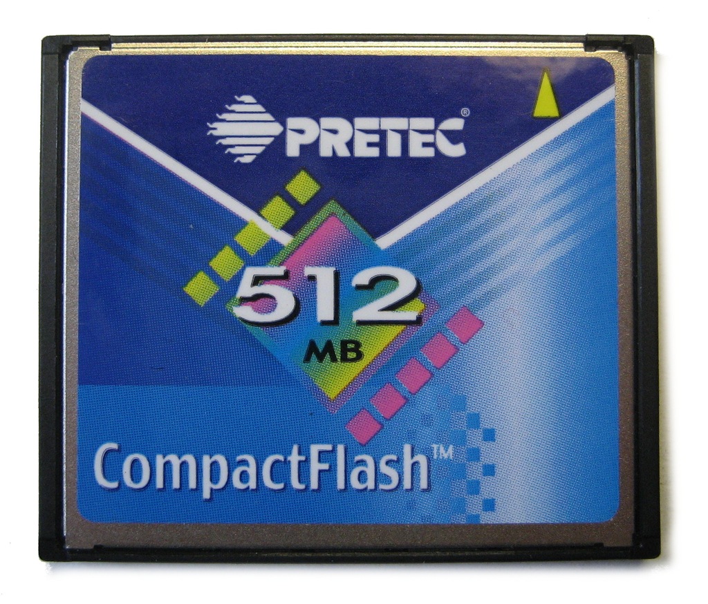 Karta Compact Flash CF 512MB PRETEC - 8384334051 - oficjalne archiwum ...