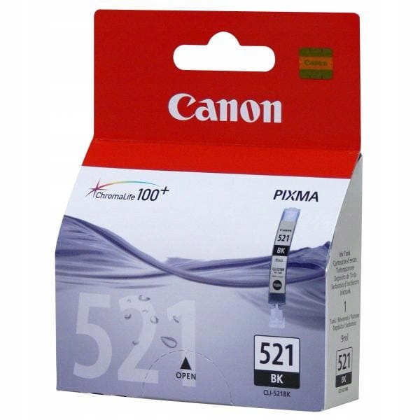 Canon oryginalny ink / tusz CLI521BK, black, blist