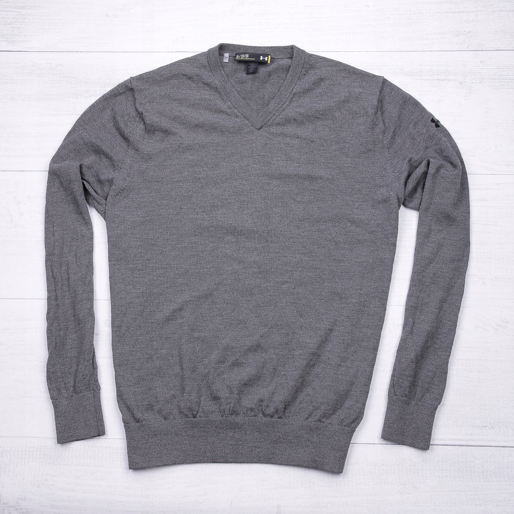 UNDER ARMOUR SWETER MEN 100%Wełna Merino z Logo XL