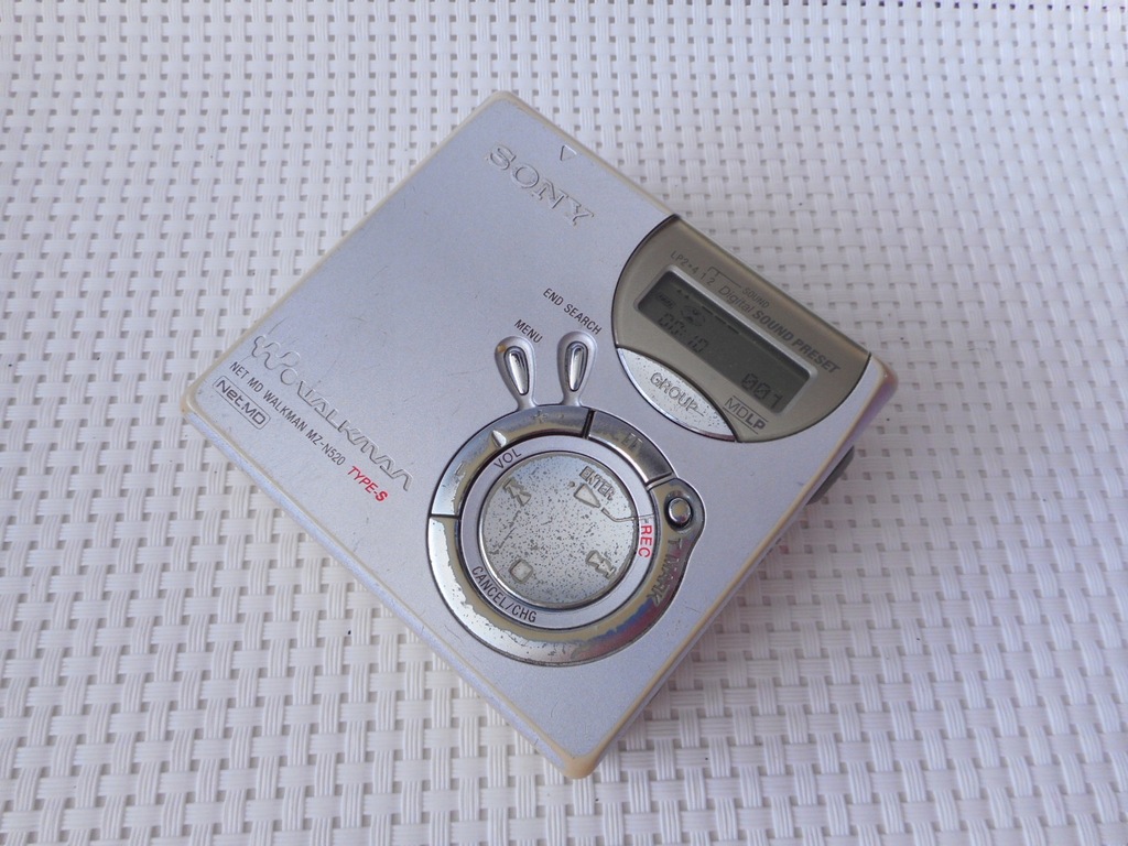 SONY WALKMAN MZ-N520 Mini Disc Sprawny