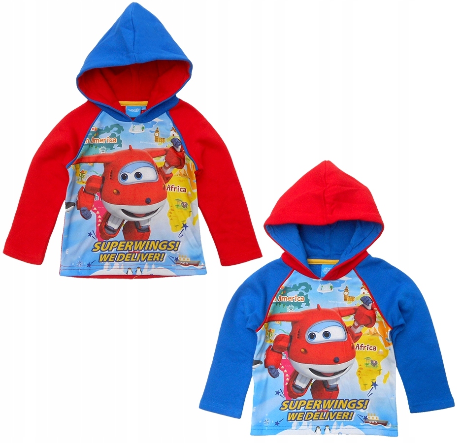 Bluza z kapturem Super Wings : Rozmiar: - 116