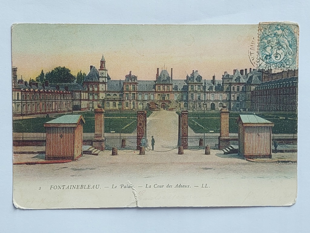 Francja Fontainebleau Le Palais 1914