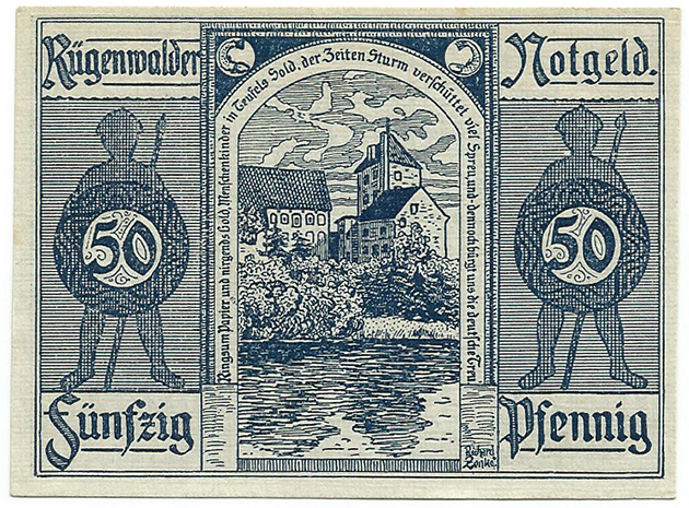 DARLOWO - 50 Pfennig - 1921