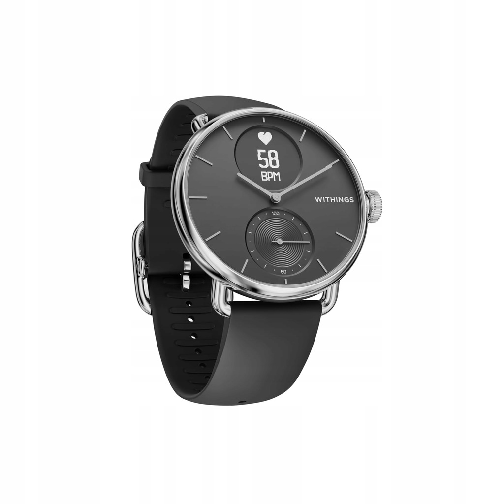 Smartwatch Withings ScanWatch czarny 38 mm