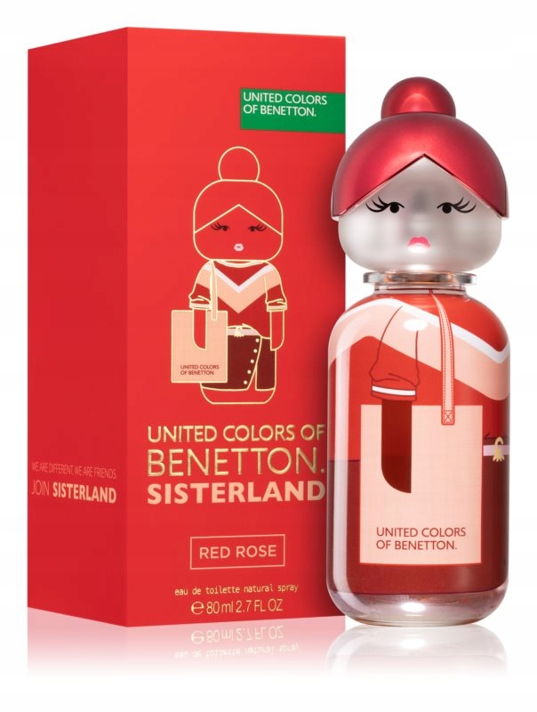 Col Benetton Red Rose Edt 80ml
