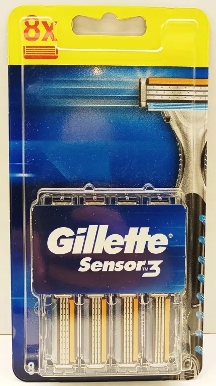 WKŁADY 8X DO MASZYNKI GILLETTE SENSOR 3