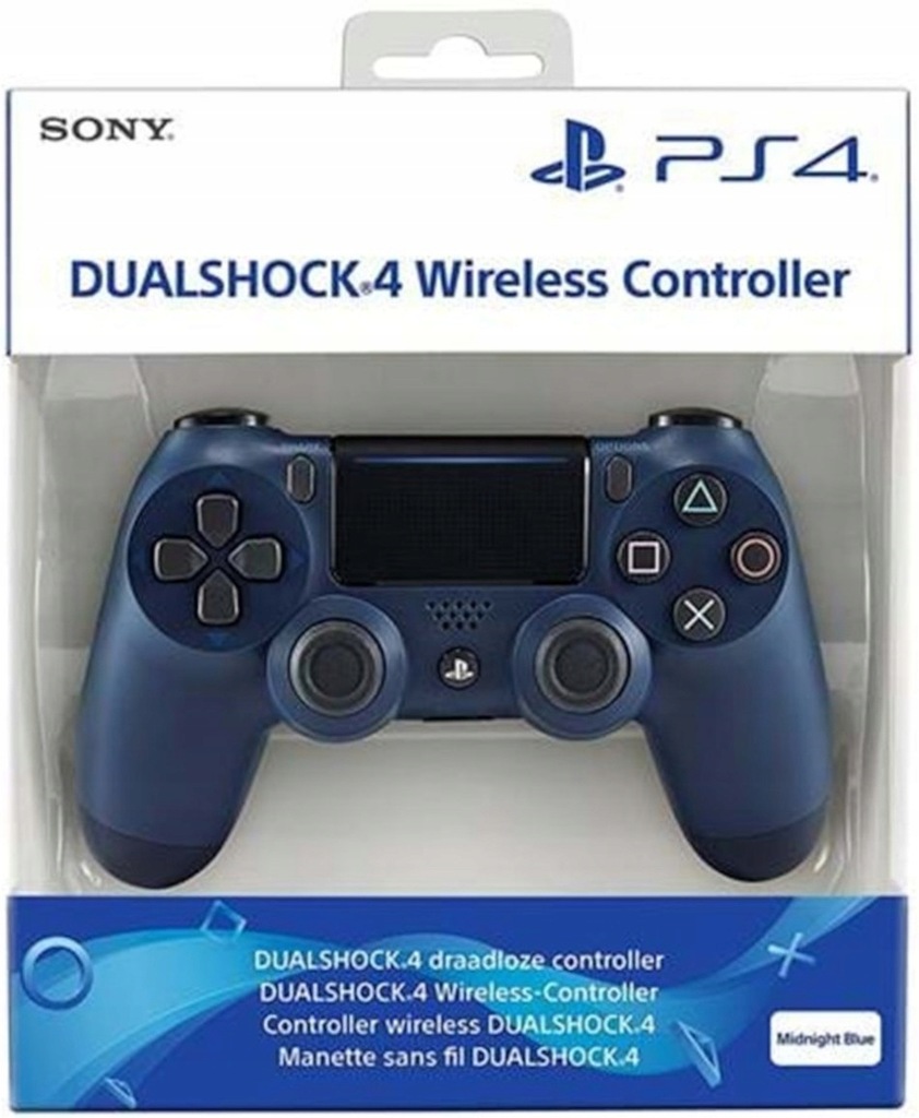 Sony PlayStation 4 Dualshock 4 Controller Version 2 Midnight Blue PS4