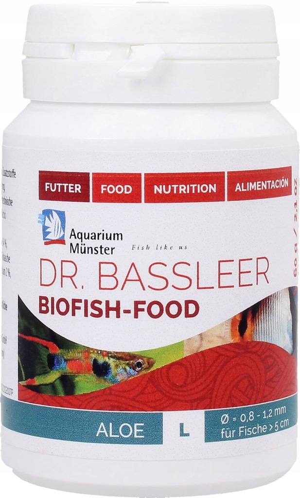 Dr. Bassleer Biofish-Food Aloe L 60 g