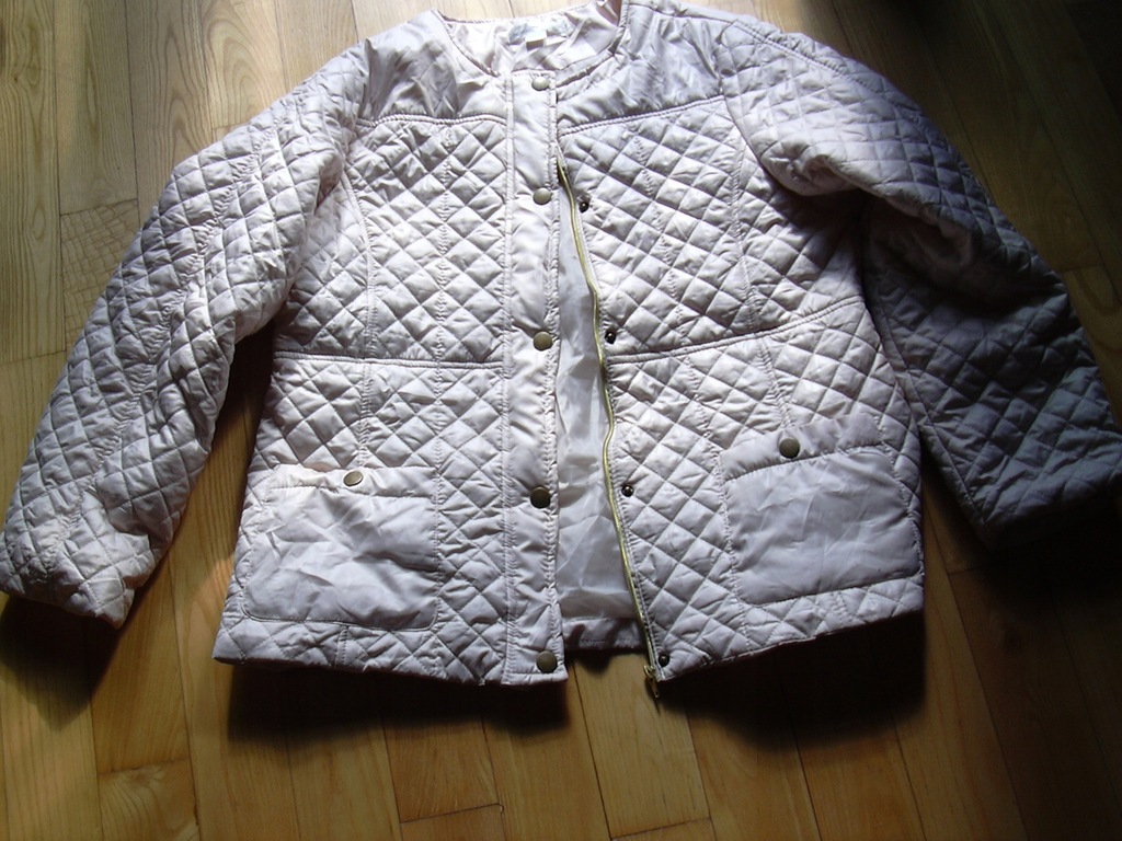 Gabriella Vicenzapikowana lekka kurtka ekri 46 10484410815