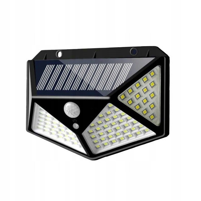 Halogenik solarny 100 LED SMD lampa z czujnikiem