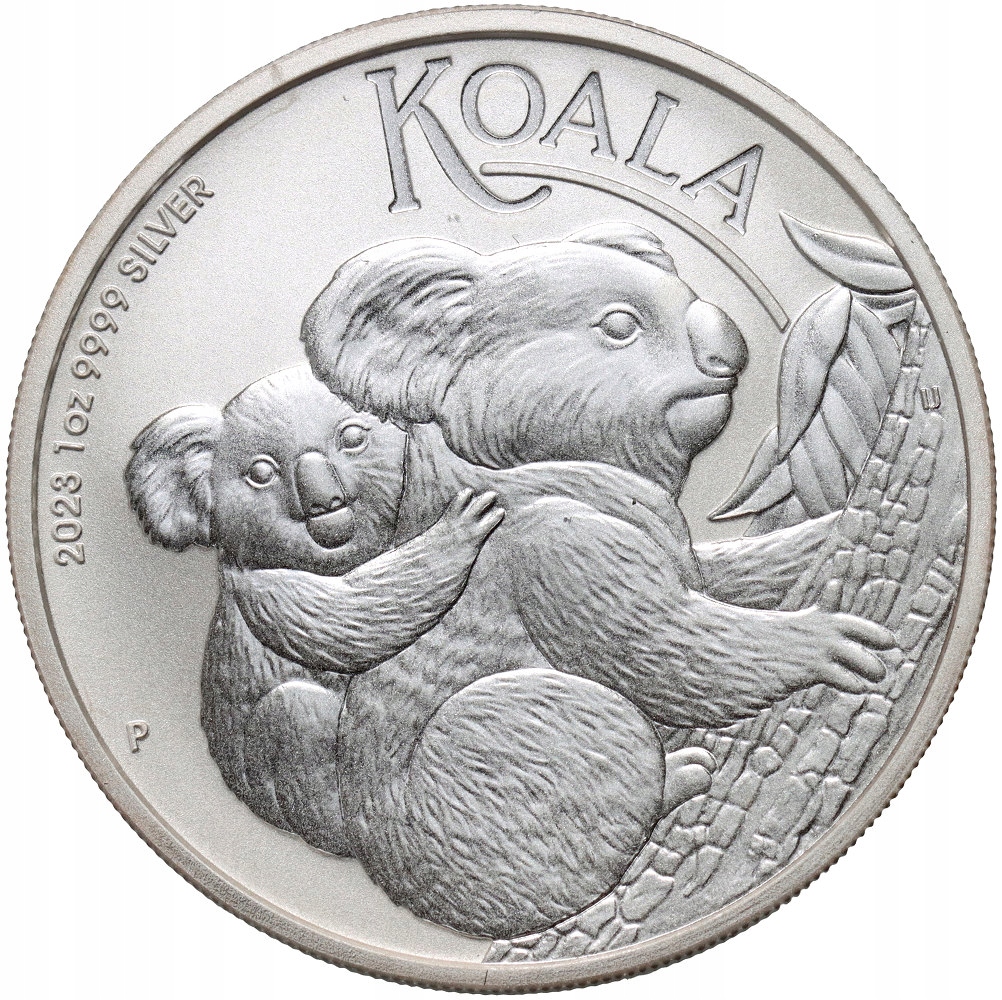 Australia, Elżbieta II, dolar 2023 P, Koala, 1 Oz Ag999