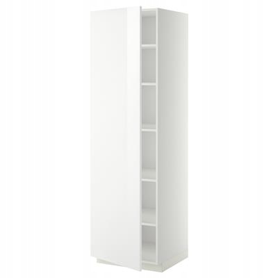 IKEA METOD 60x60x200 cm Szafka wysoka, półki, biał
