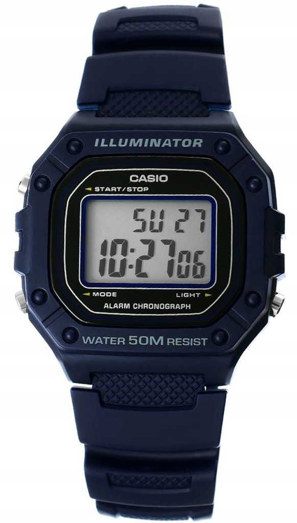 CASIO Zegarek Męski CASIO W-218H-2AVDF