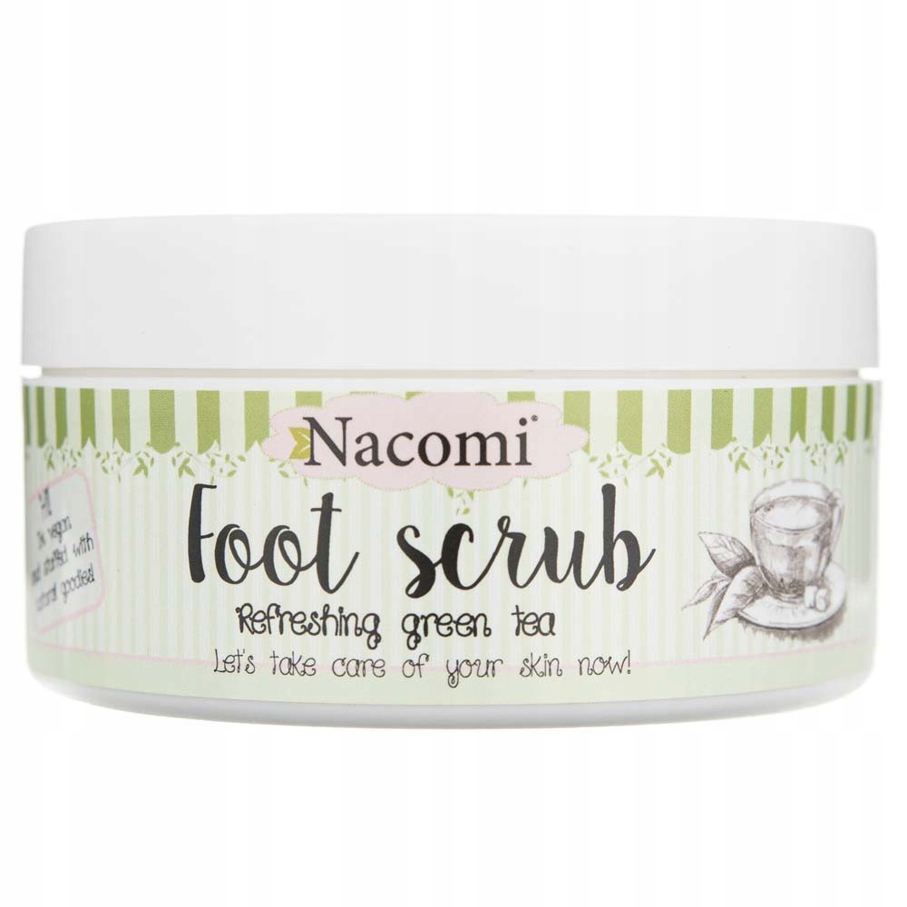Nacomi Peeling cukrowy do stóp - 125 g