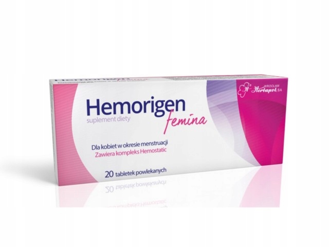 Hemorigen femina 20 tabletek
