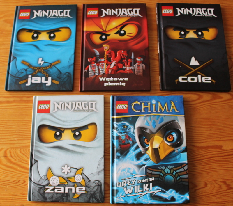 Lego Ninjago Masters of Spinjitzu kpl. 5 książek