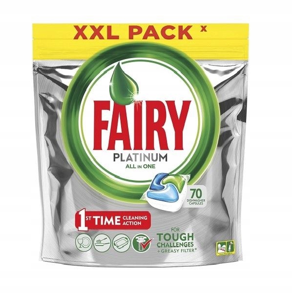 FAIRY PLATINUM XXL TABLETKI DO ZMYWARKI 70 SZT.