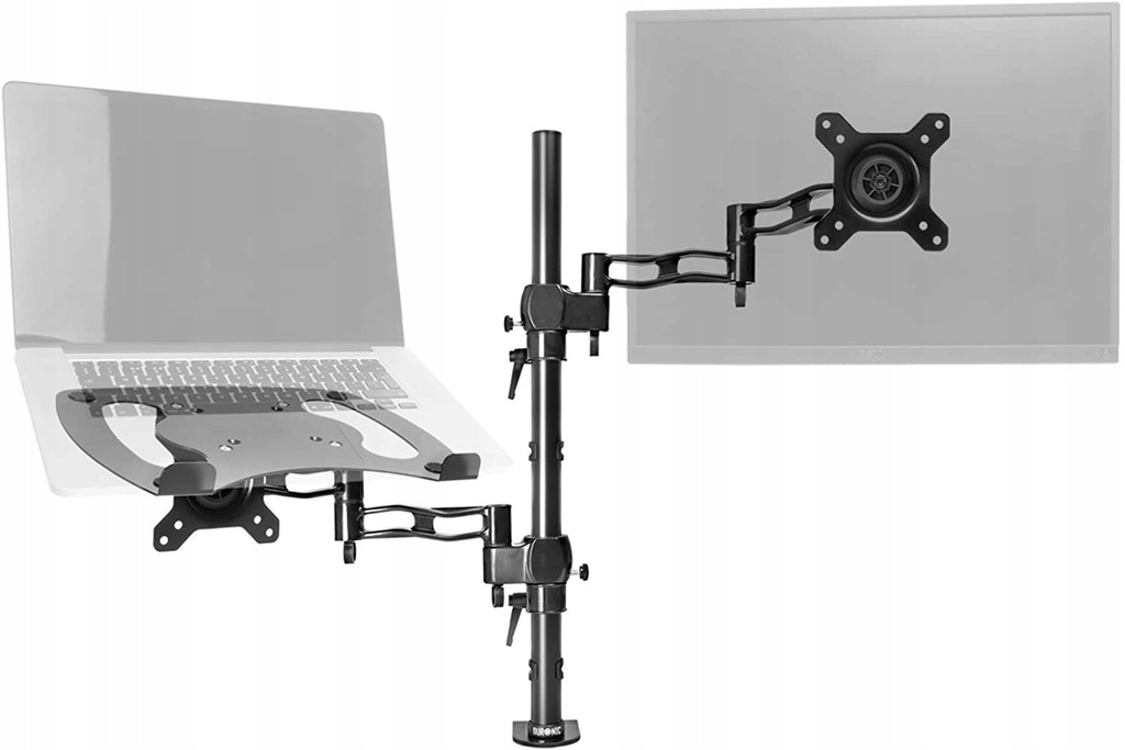 Uchwyt Biurkowy do Monitora Obrotowy Stolik Laptop