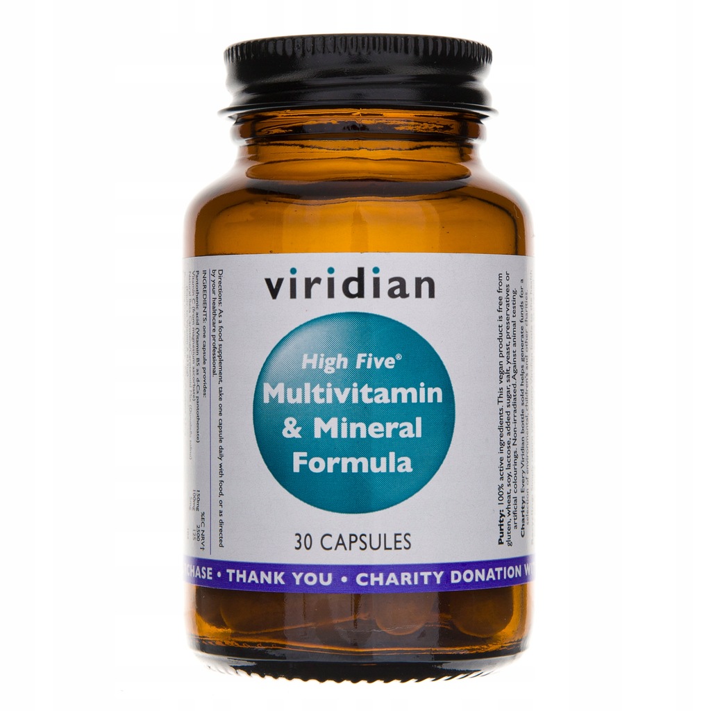 VIRIDIAN HIGH FIVE MULTIVITAMIN AND MINERAL FORMUL