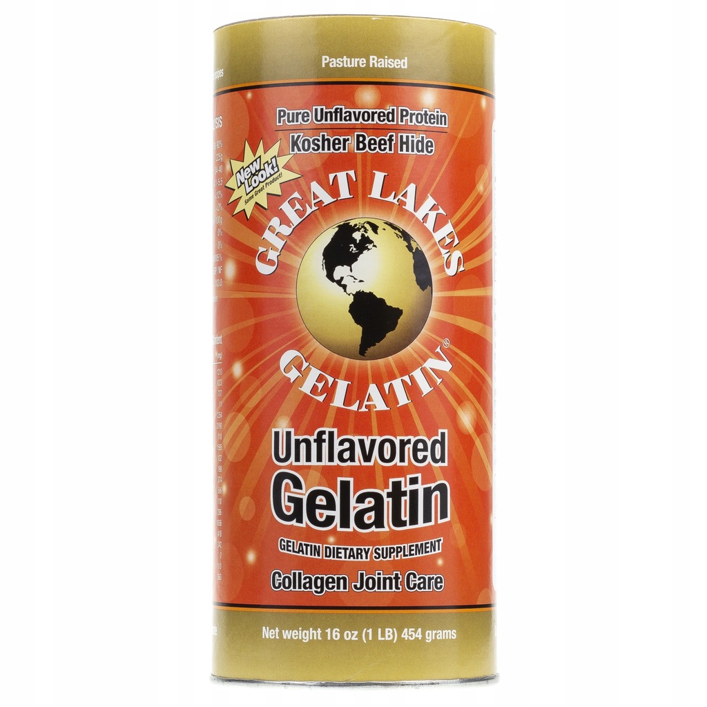 GREAT LAKES GELATIN ŻELATYNA KOLAGEN STAWY 454G 7568428471