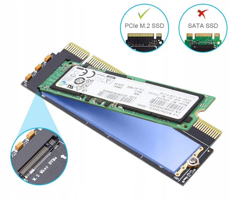 Купить Адаптер SSD M.2 (PCI-e NVMe) 2230 2242 2260 2280: отзывы, фото, характеристики в интерне-магазине Aredi.ru