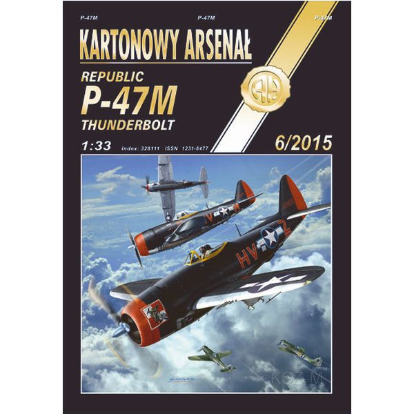 Haliński 6/15 - Samolot P-47 M-RE Thunderbolt 1:33
