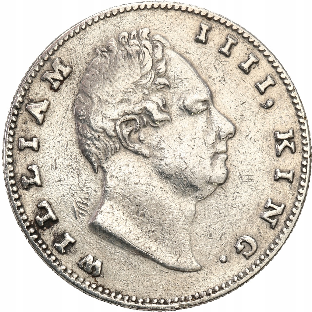 Indie, William IV. 1 Rupia 1835