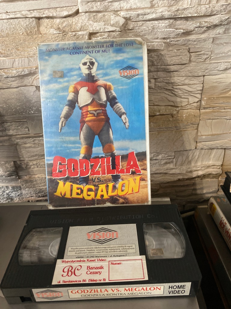 Godzilla vs Megalon VHS