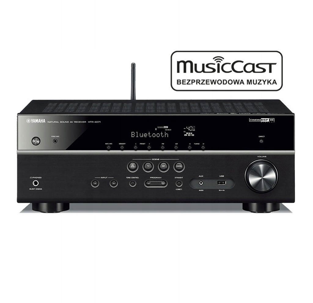 Yamaha HTR4071 MusicCast BT WiFi 4K USB 2-letni!