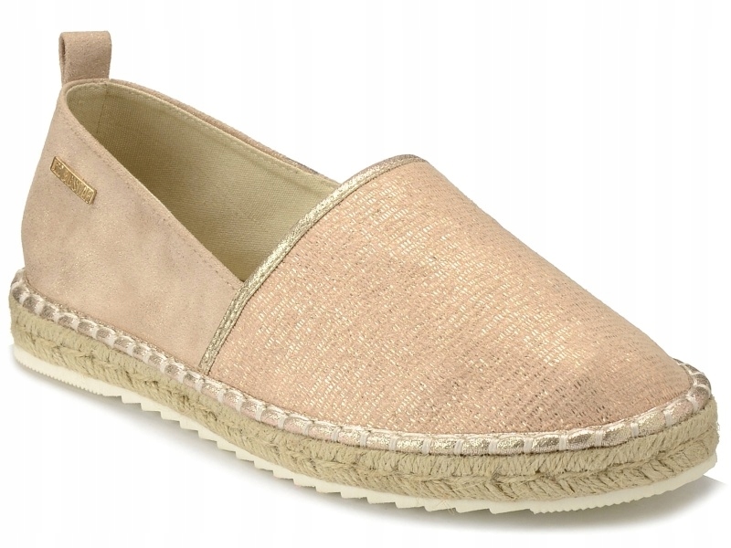 ESPADRYLE BIG STAR DD274769 BEŻOWE SLIP-ON 41