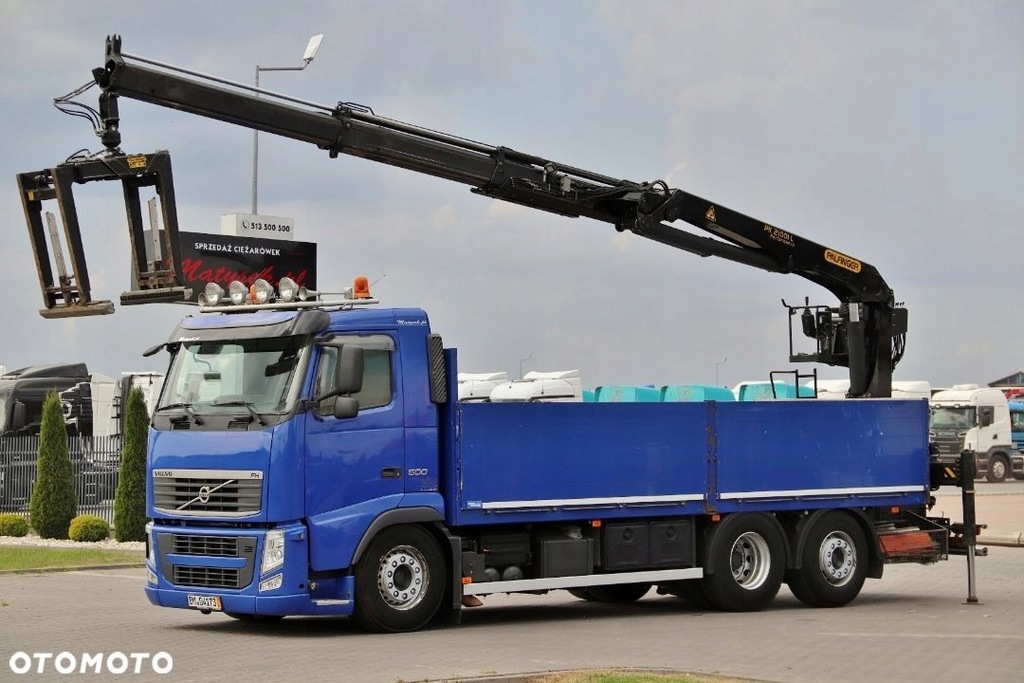 Volvo FH 500 / 6X2 / SKRZYNIOWY DŁ: 6,75 M + HDS P